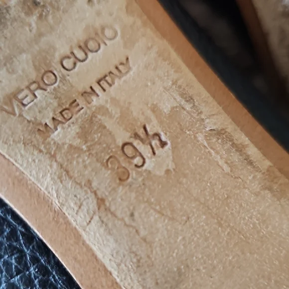 Black Leather Women's Shoes - Picture 2 of 4